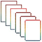 Border Clipart Set 56 - Vintage Rainbow Scallop - Page Borders and Frames