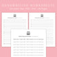 Handwriting Practice Sheets - Happy Notes Font