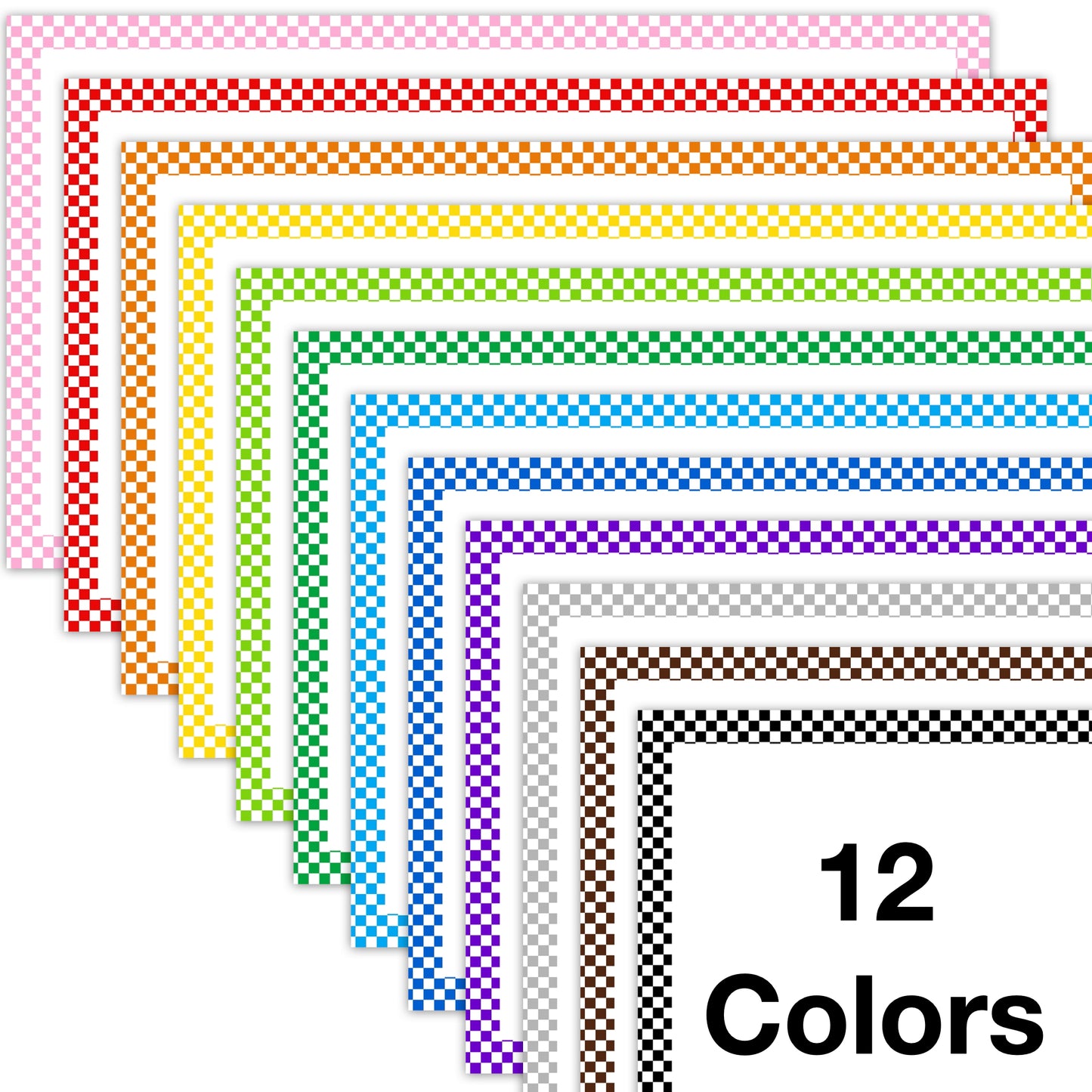 Widescreen Border Clipart Set 25 - Colorful - Google Slides and PowerPoint