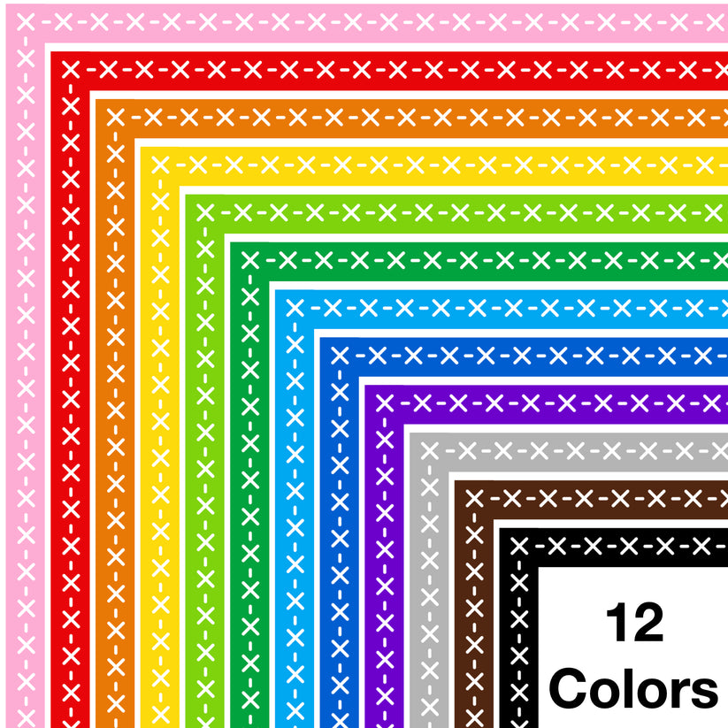 Border Clipart Set 24 - Colorful - Page Borders and Frames – kjunstudio