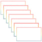 Widescreen Border Clipart Set 76 - Vintage Rainbow - Google Slides & PowerPoint
