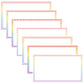 Widescreen Border Clipart Set 69 - Rainbow - Google Slides & PowerPoint