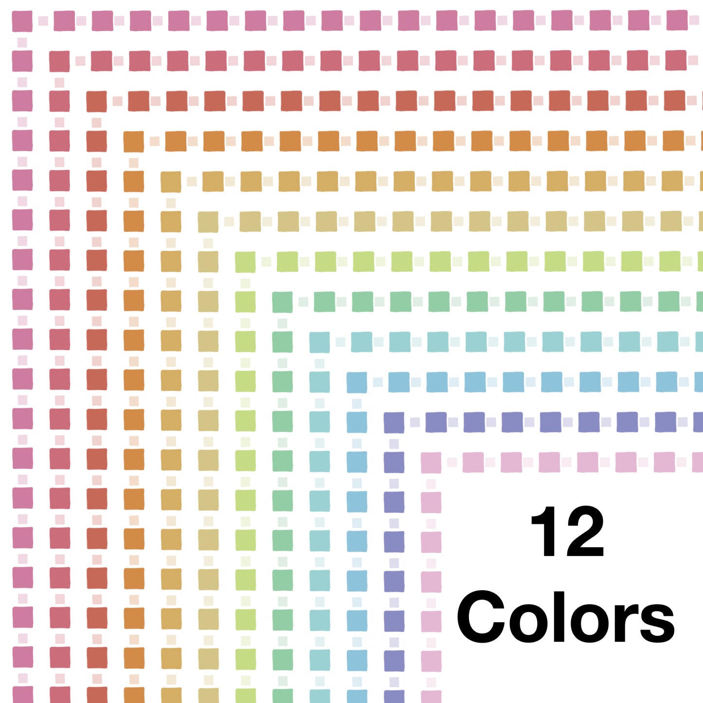 Border Clipart Set 20 - Pastel - Page Borders and Frames