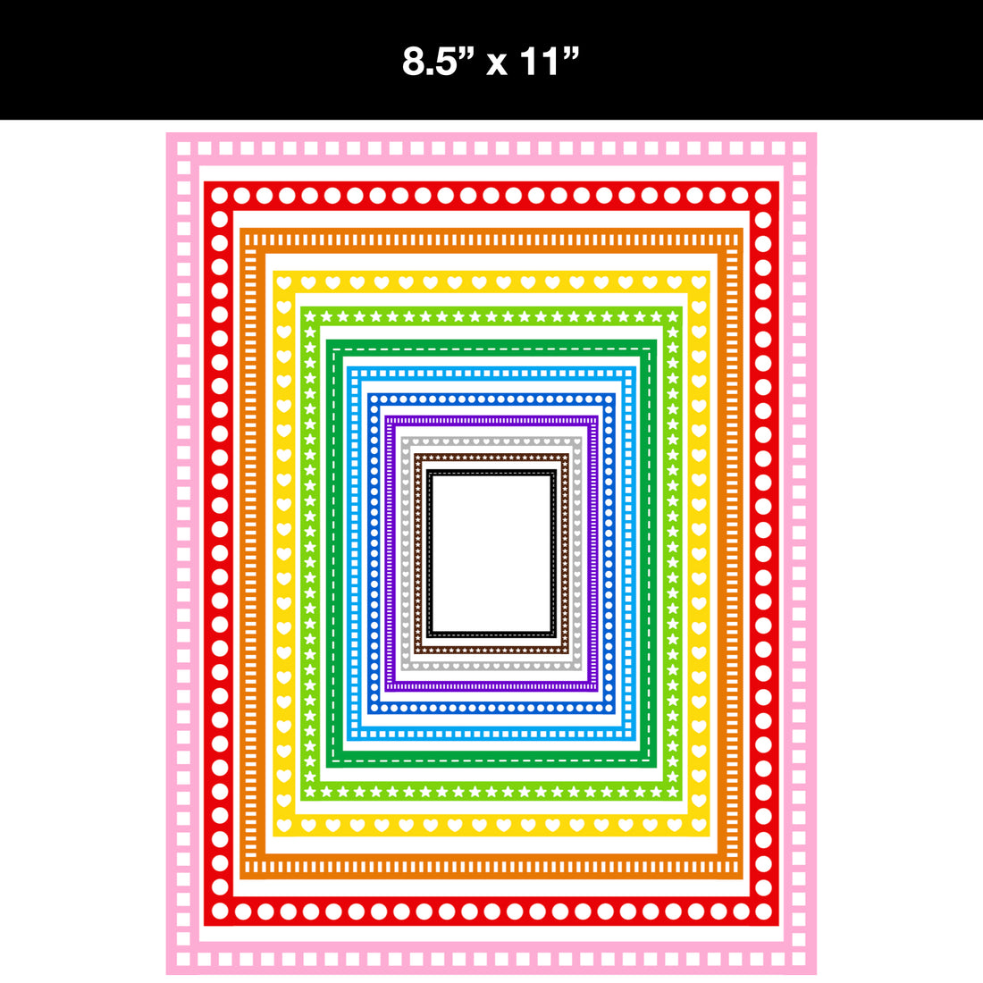Border Clipart Bundle 6 - Colorful - Page Borders and Frames – kjunstudio