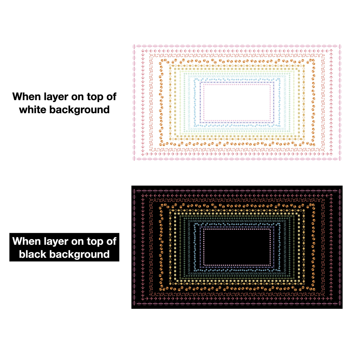 Widescreen Border Clipart Set 20 - Pastel - Google Slides and ...