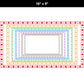 Widescreen Border Clipart Set 63 - Colorful - Google Slides and PowerPoint
