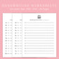 Handwriting Practice Sheets - Happy Notes Font