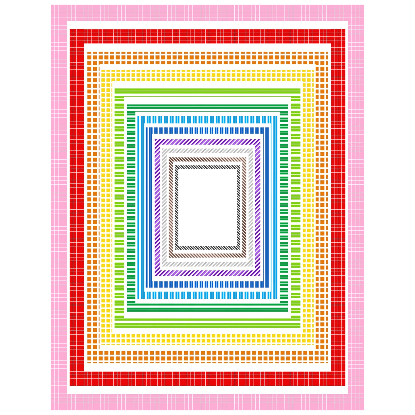 Border Clipart Set 27 - Colorful - Page Borders and Frames
