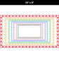 Widescreen Border Clipart Set 67 - Colorful - Google Slides and PowerPoint