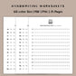Handwriting Practice Sheets - Compassion Font