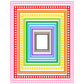 Border Clipart Set 21 - Colorful - Page Borders and Frames