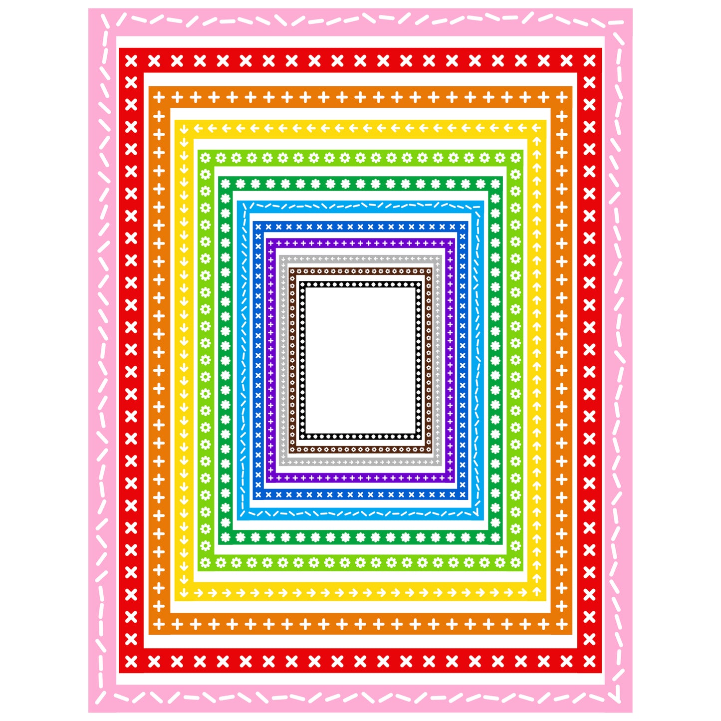 Border Clipart Set 22 - Colorful - Page Borders and Frames