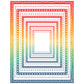 Border Clipart Set 42 - Vintage Rainbow - Page Borders and Frames
