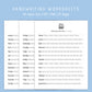 Handwriting Practice Sheets - Simplicity Font
