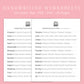 Handwriting Practice Sheets - Happy Notes Font