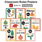 Classroom Rules Posters - Cute Christmas