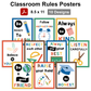Classroom Rules Posters - School Supplies