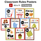 Classroom Rules Posters - Colorful Baking