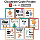 Classroom Quote Posters - Bright Christmas