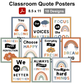 Classroom Quote Posters - Neutral Rainbow
