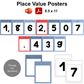 Place Value Posters - Blue Winter | Editable