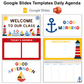 Google Slides Templates Daily Agenda - Nautical | Editable