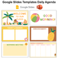 Google Slides Templates Daily Agenda - Hello Summer | Editable