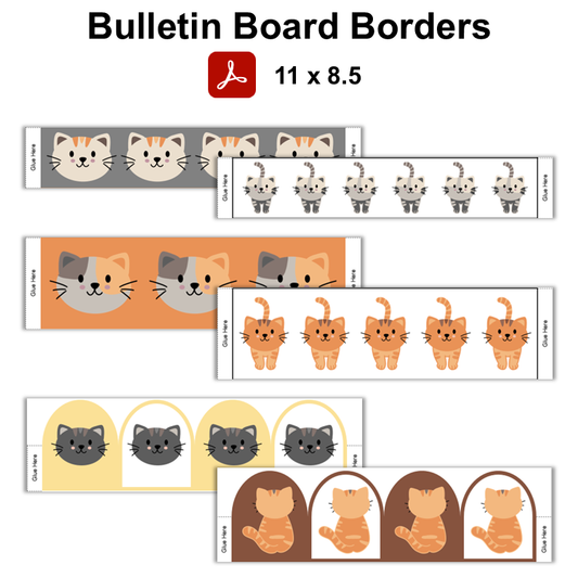 Bulletin Board Borders - Little Cat