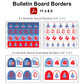 Bulletin Board Borders - Blue Winter