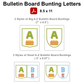 Bulletin Board Bunting Letters  - Spring Garden