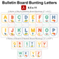 Bulletin Board Bunting Letters  - Space