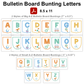 Bulletin Board Bunting Letters  - Pastel Science