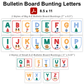 Bulletin Board Bunting Letters  - Bright Christmas