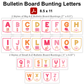 Bulletin Board Bunting Letters  - Pink Valentine