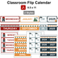 Classroom Flip Calendar - Little Town