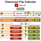 Classroom Flip Calendar - Hello Fall
