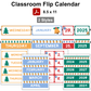 Classroom Flip Calendar - Bright Christmas