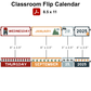 Classroom Flip Calendar - Little Town