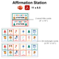 Affirmation Station - Bright Christmas | Editable