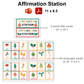 Affirmation Station - Cute Christmas | Editable