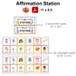 Affirmation Station - Colorful Baking | Editable