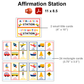 Affirmation Station - Cute Transportation | Editable