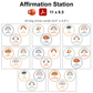Affirmation Station - Neutral Rainbow | Editable