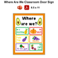 Where Are We Classroom Door Sign - Healthy Eating | Editable