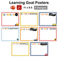 Learning Goal Posters - Cute Transportation | Editable