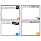 Learning Goal Posters - Under the Sea | Editable