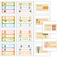 Teacher Trolley Cart Labels - Spring Garden | Editable