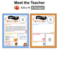 Meet the Teacher - Colorful Baking | Editable