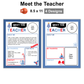 Meet the Teacher - Blue Winter | Editable