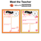 Meet the Teacher - Pink Valentine | Editable